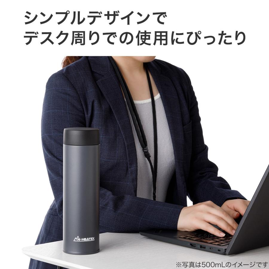 ニトリ（NITORI） 超保温ボトル N-HEATEX スクリュー (800ml グレー