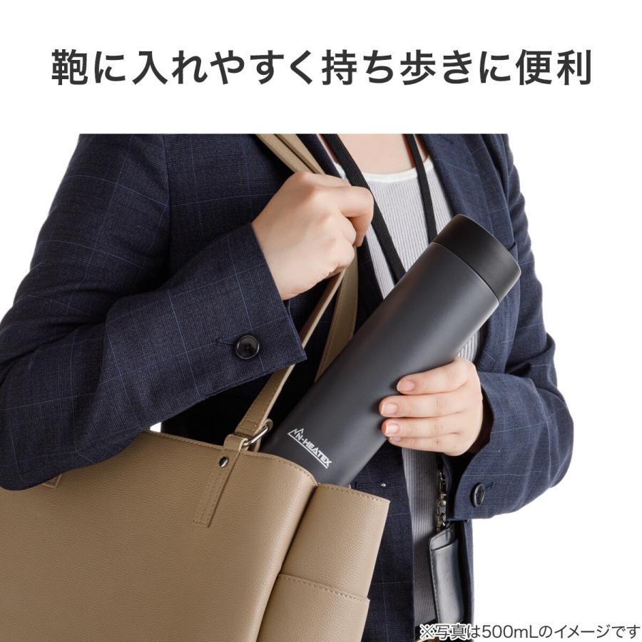 ニトリ（NITORI） 超保温ボトル N-HEATEX スクリュー (800ml グレー