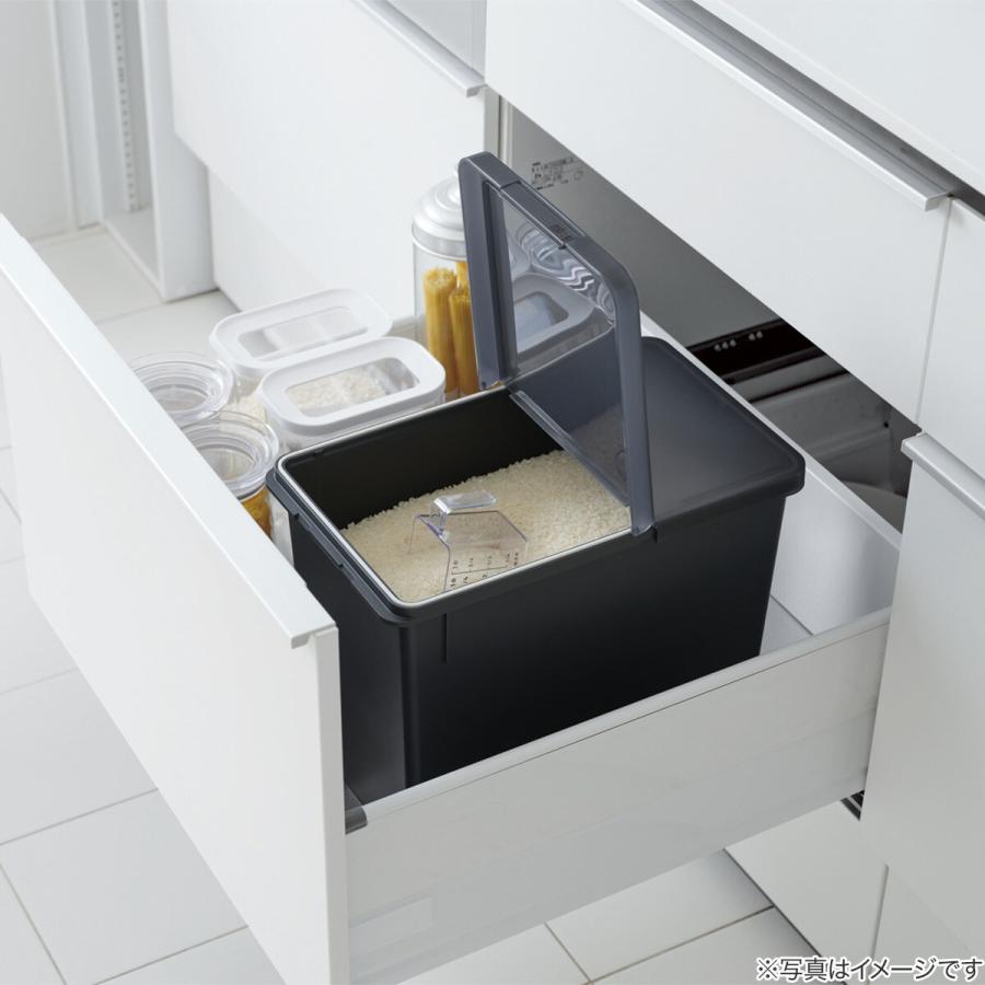 ニトリ（NITORI） S密閉米びつ(12kg ブラック) : ニトリ Yahoo!店