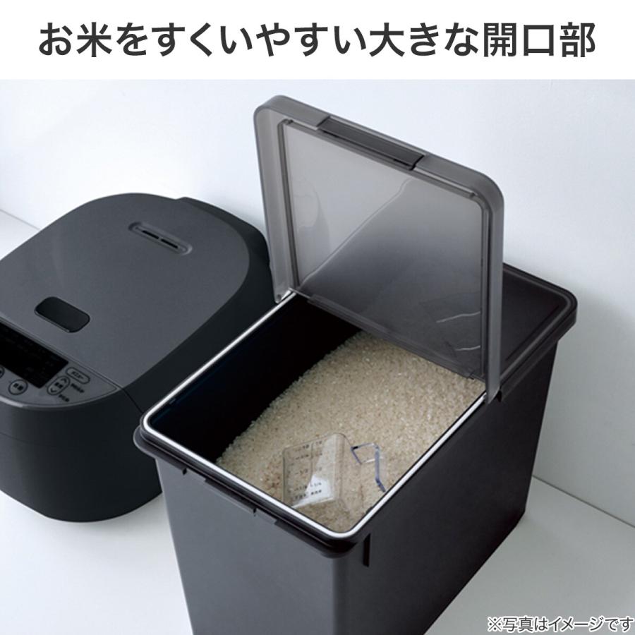 ニトリ（NITORI） S密閉米びつ(12kg ブラック) : ニトリ Yahoo!店