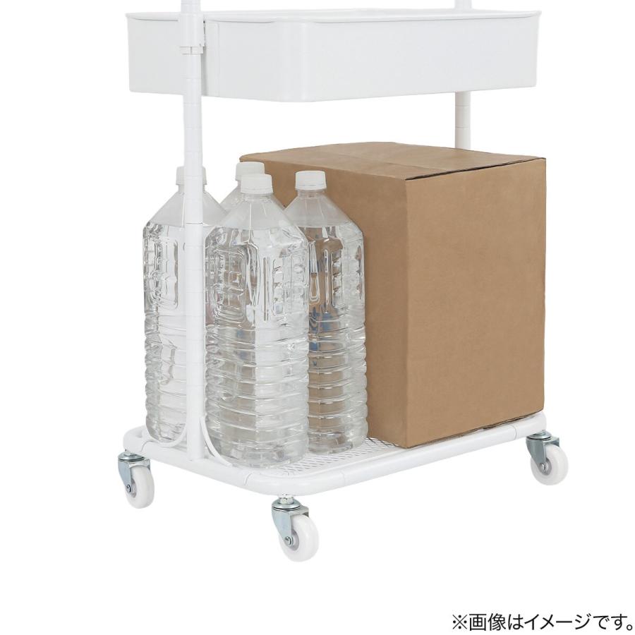 ニトリ（NITORI） スチールワゴントロリ用棚板 耐荷重25kg(ホワイト