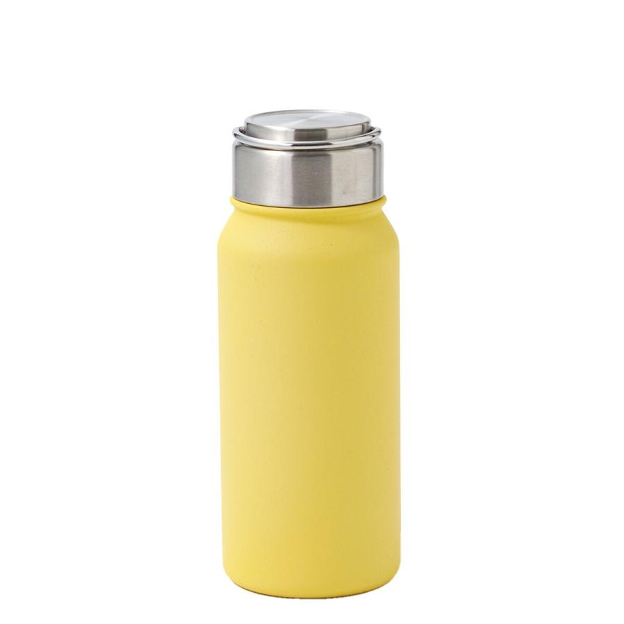 ニトリ（NITORI） ステンレスハンドル付きボトル(530mL イエロー WB006