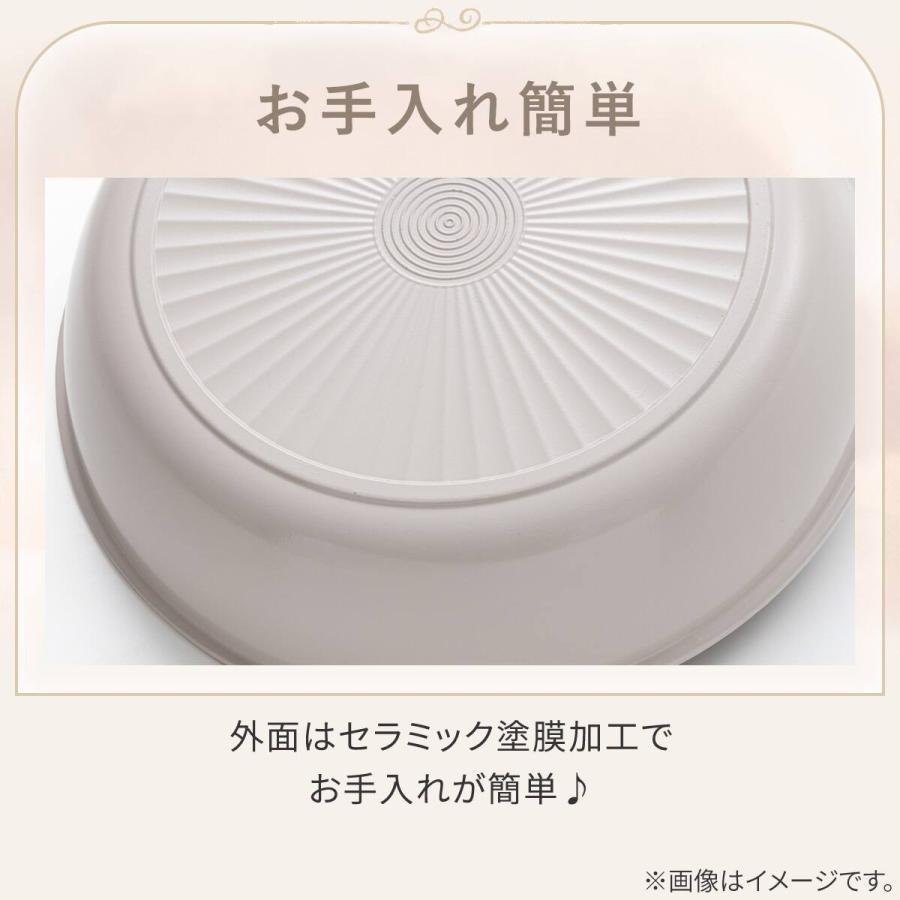 ニトリ（NITORI） ガス火 超軽量フライパン(20cm モカ KY066