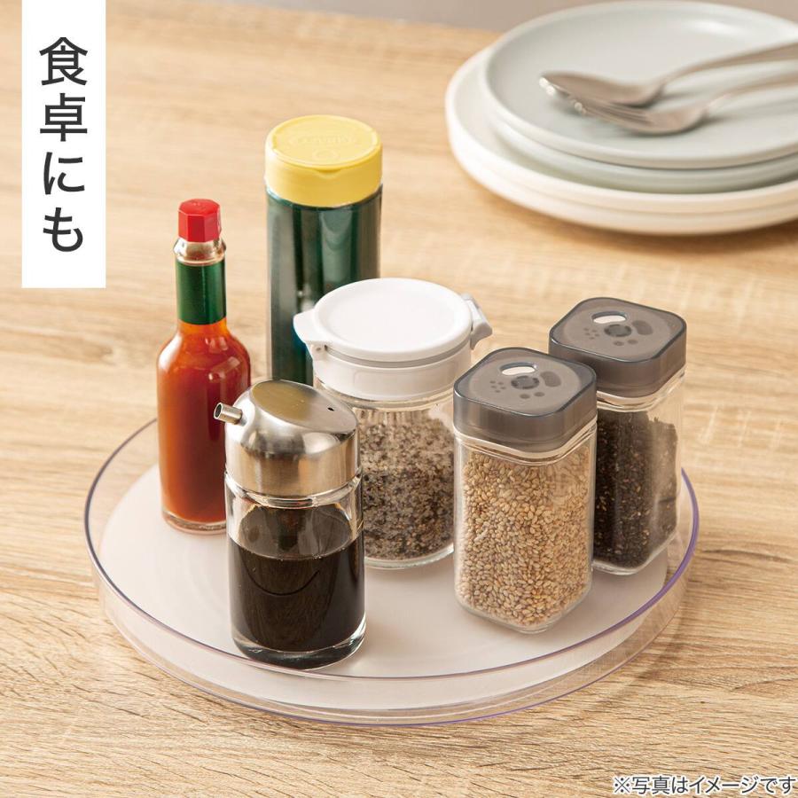 ニトリ（NITORI） すべり止め付き 奥まで取れる 冷蔵庫回転トレー