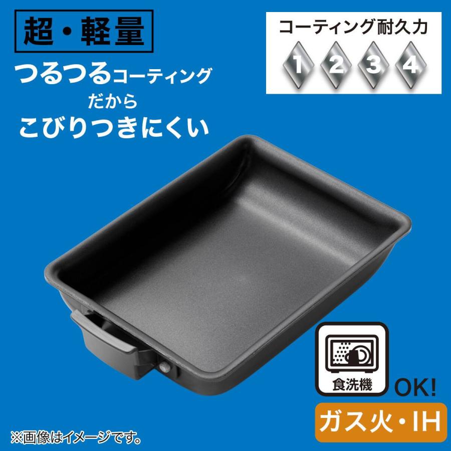 ニトリ（NITORI） 取っ手がとれる IHスピンコート 卵焼き13x18cm