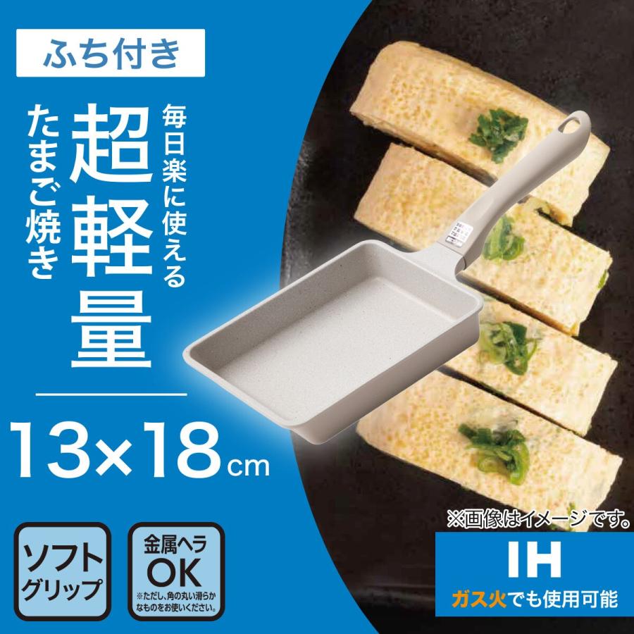 ニトリ（NITORI） IH・ガス火 卵焼き(13x18cm ベージュ KY101