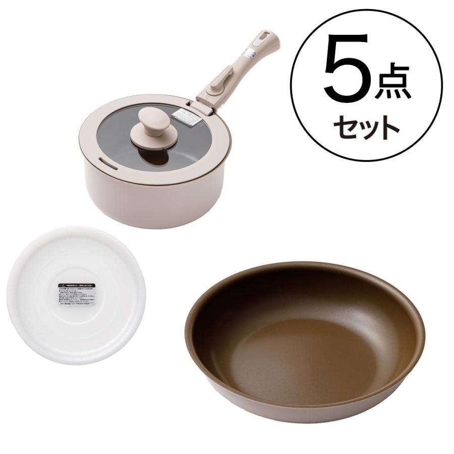 ニトリ（NITORI） 取っ手がとれる IH・ガス火 スピンコート フライパン