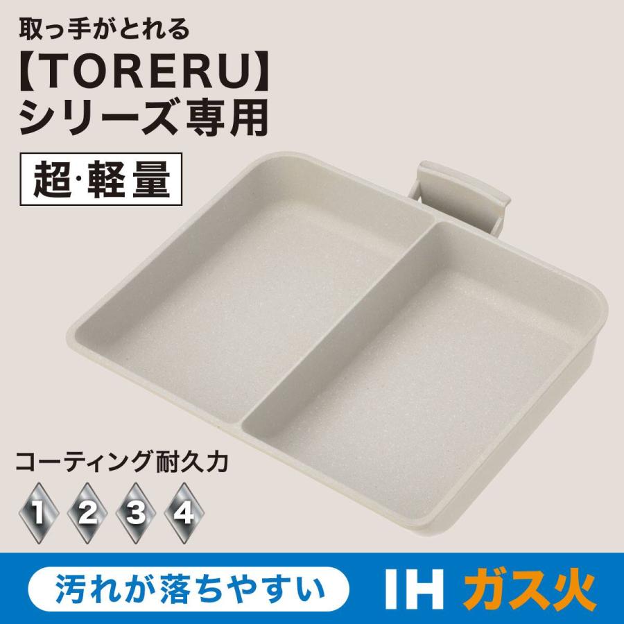 ニトリ（NITORI） IH・ガス火 軽量セパレートパン (TORERU3 ベージュ