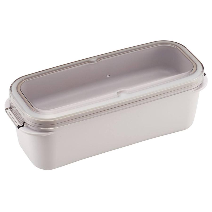 ニトリ（NITORI） ラク洗 2段 ランチボックス800ml(ライトグレー