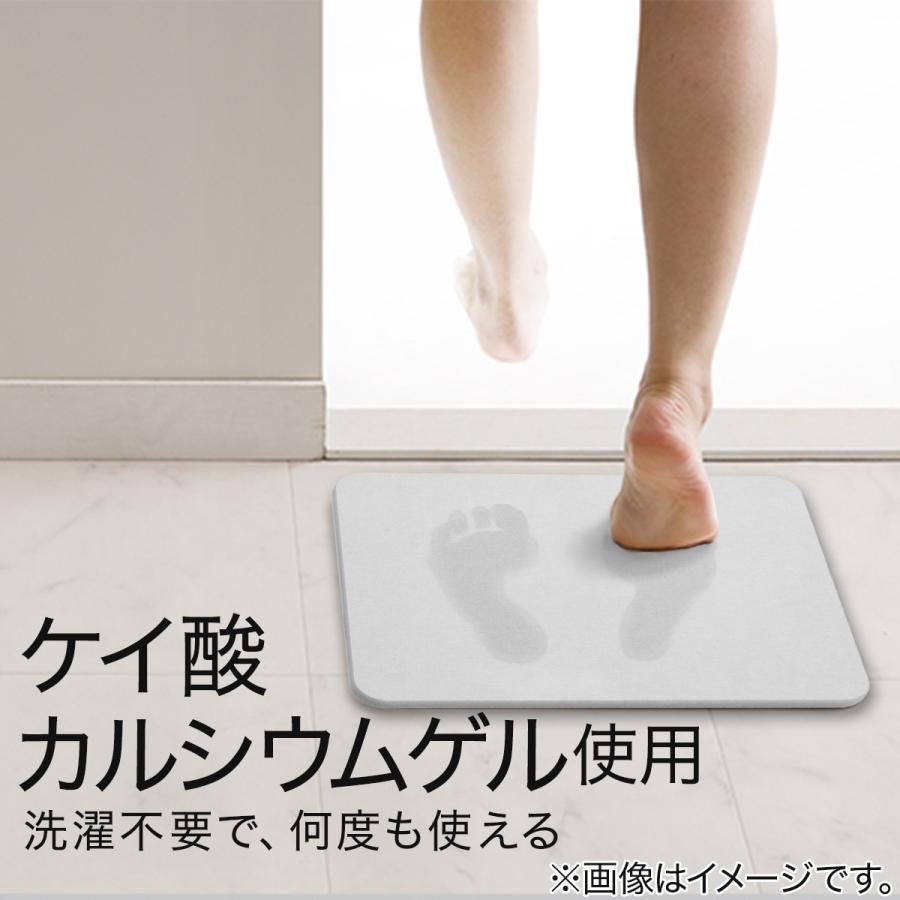 ニトリ（NITORI） 吸水速乾性に優れたバスマット 29X39cm(LGY UM10