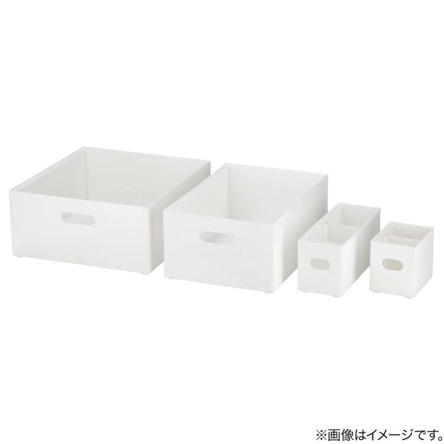 ニトリ ホワイト シンプル引き出し収納 ニトリ（NITORI） 整理ボックス クラネ Wワイド 奥行伸縮 (幅26cm