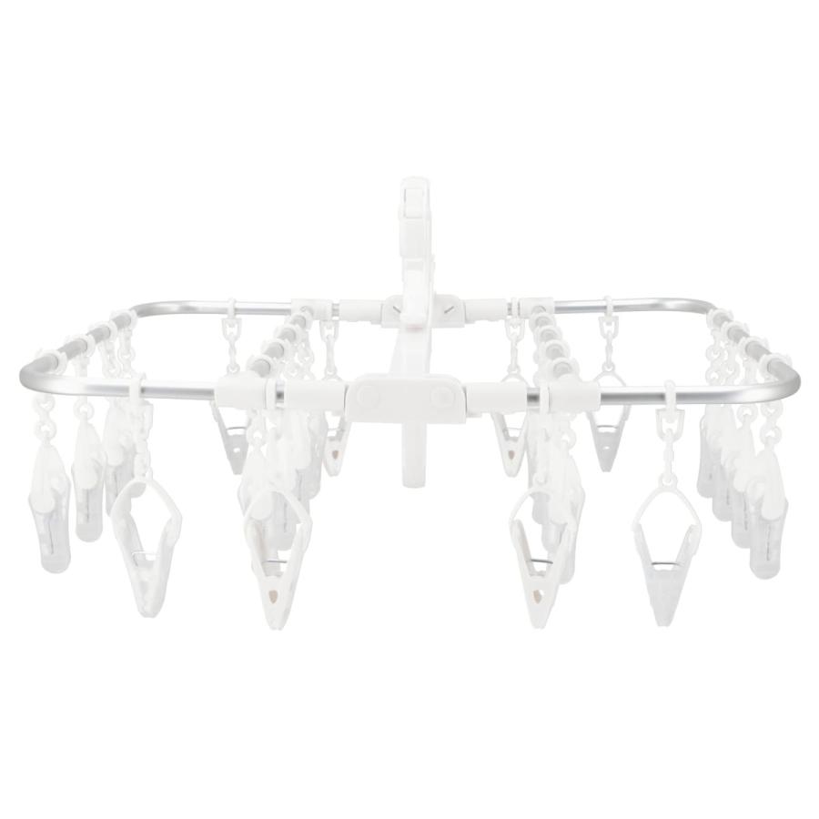 ニトリ（NITORI） 簡単取り込み PCピンチアルミハンガー 24ピンチ