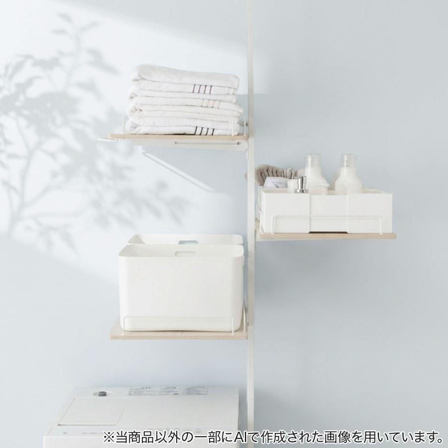 ニトリ（NITORI） 突っ張り洗濯機ラックワイド(ホワイトウォッシュ