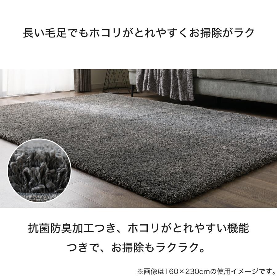 ニトリ ほこりが取れやすいシャギーラグ(140X200 MGY SR008 ニトリ ほこりが取れやすいシャギーラグ(140X200 MGY SR008