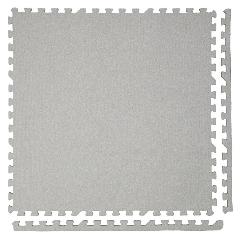 ニトリ（NITORI） 洗えるジョイントマット(アイボリー 8枚セット ふち