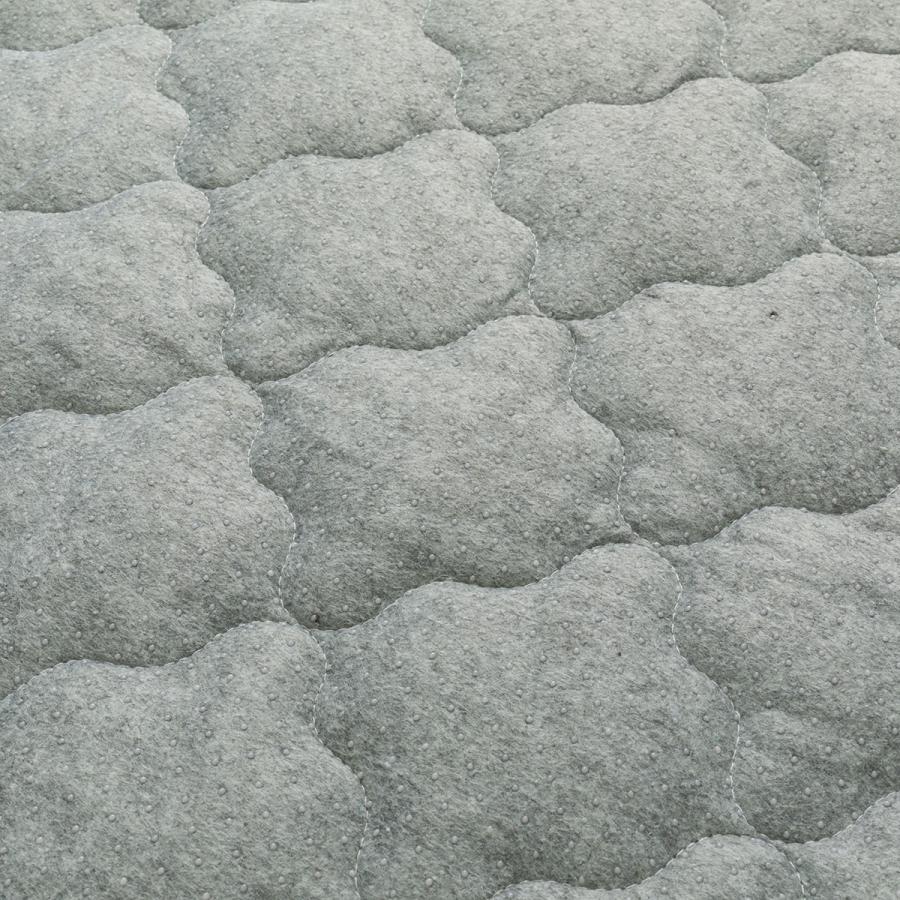 ニトリ（NITORI） ラグ キルト(185X185 グレー gST1) デコホーム