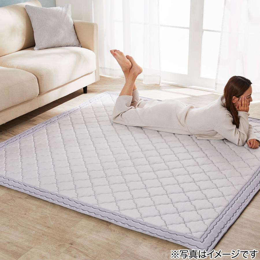 ニトリ ラグ(NクールWSP 185X240 グレー gDS6) デコホーム