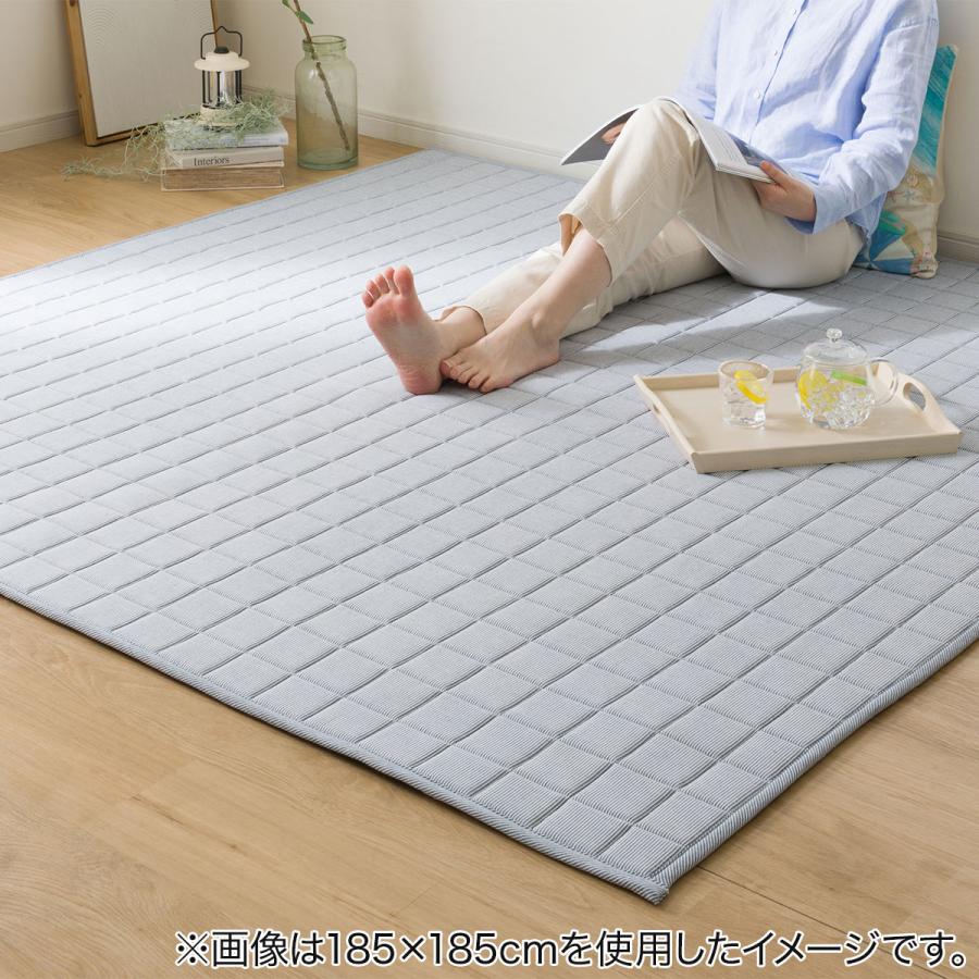 ニトリ（NITORI） ウレタン10mm洗えるコットンキルトラグ(ピケキルト g