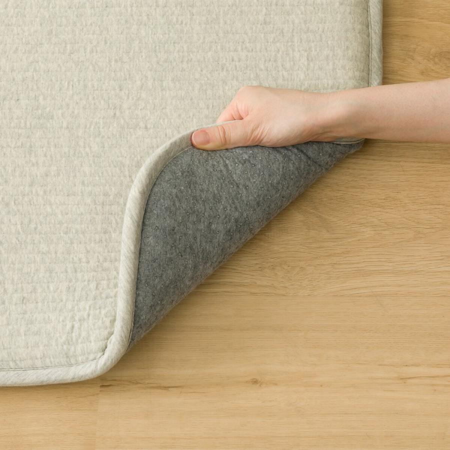 ニトリ（NITORI） 30mmウレタン使用綿入り 洗えるラグ(g 185X185 CY07