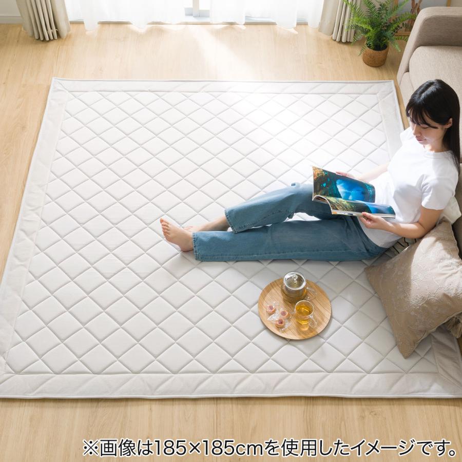 ニトリ 15mmウレタン入り 接触冷感+持続冷感+防汚加工ラグ(N