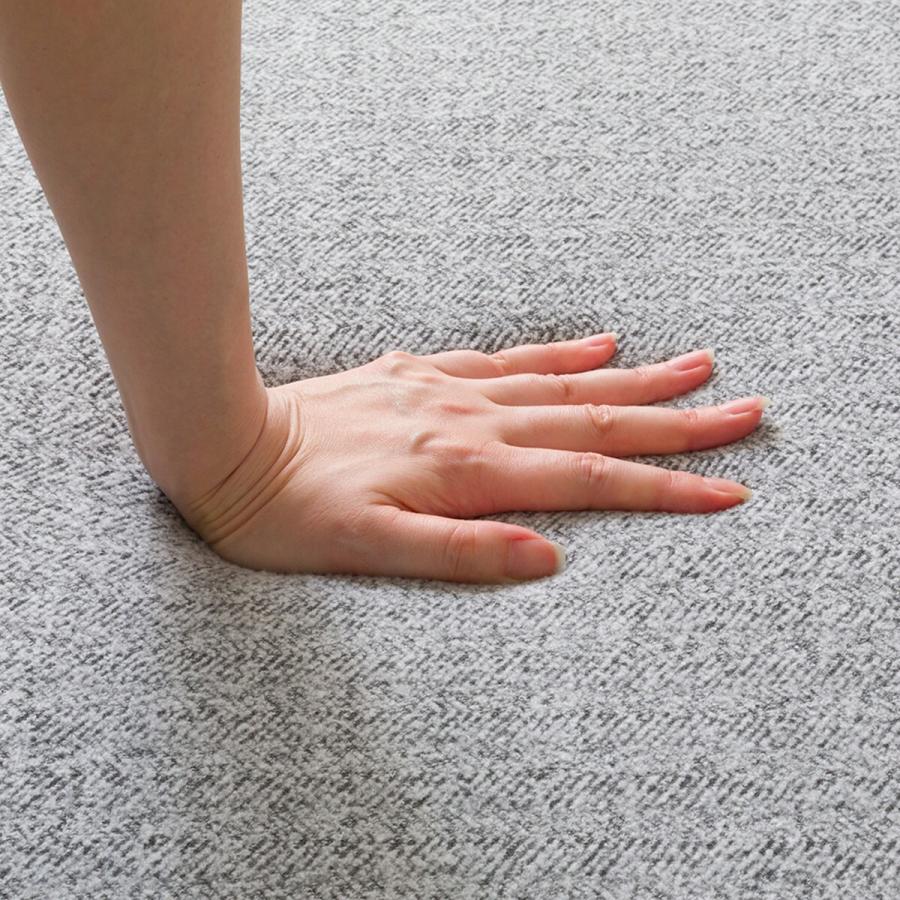 ニトリ（NITORI） 極厚30mmウレタン入り防汚＋防音ラグ(200X240 GY