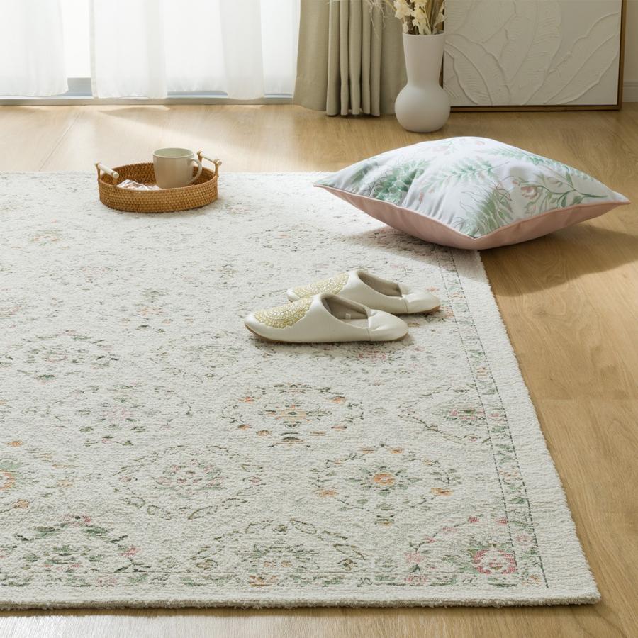 ニトリ（NITORI） ジャカード織りラグ(185X185 JA02) : ニトリ Yahoo