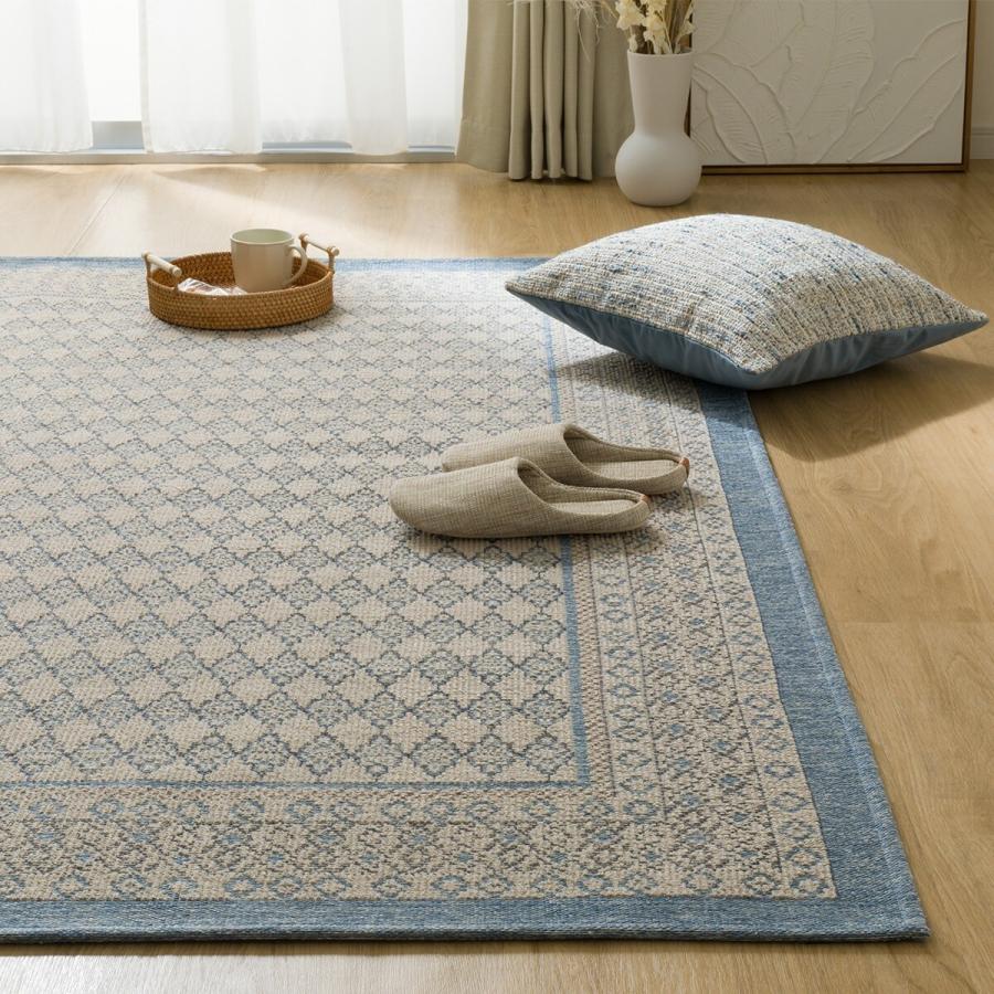   ウールブレンドジャカードラグ ニトリ（NITORI） ジャカード織りラグ(130X185 JA05) : ニトリ Yahoo