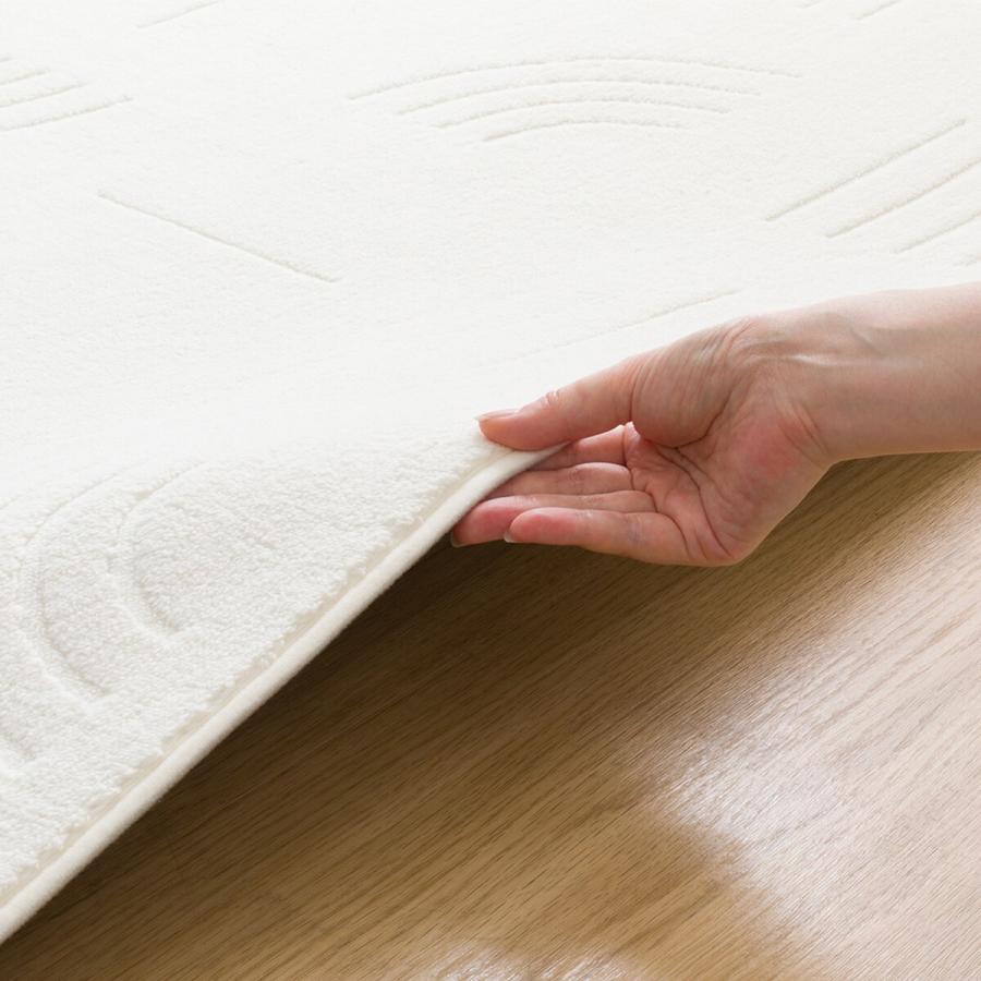 ニトリ（NITORI） ふわふわで柔らかな肌ざわりのラグ(130X185 IV FR01