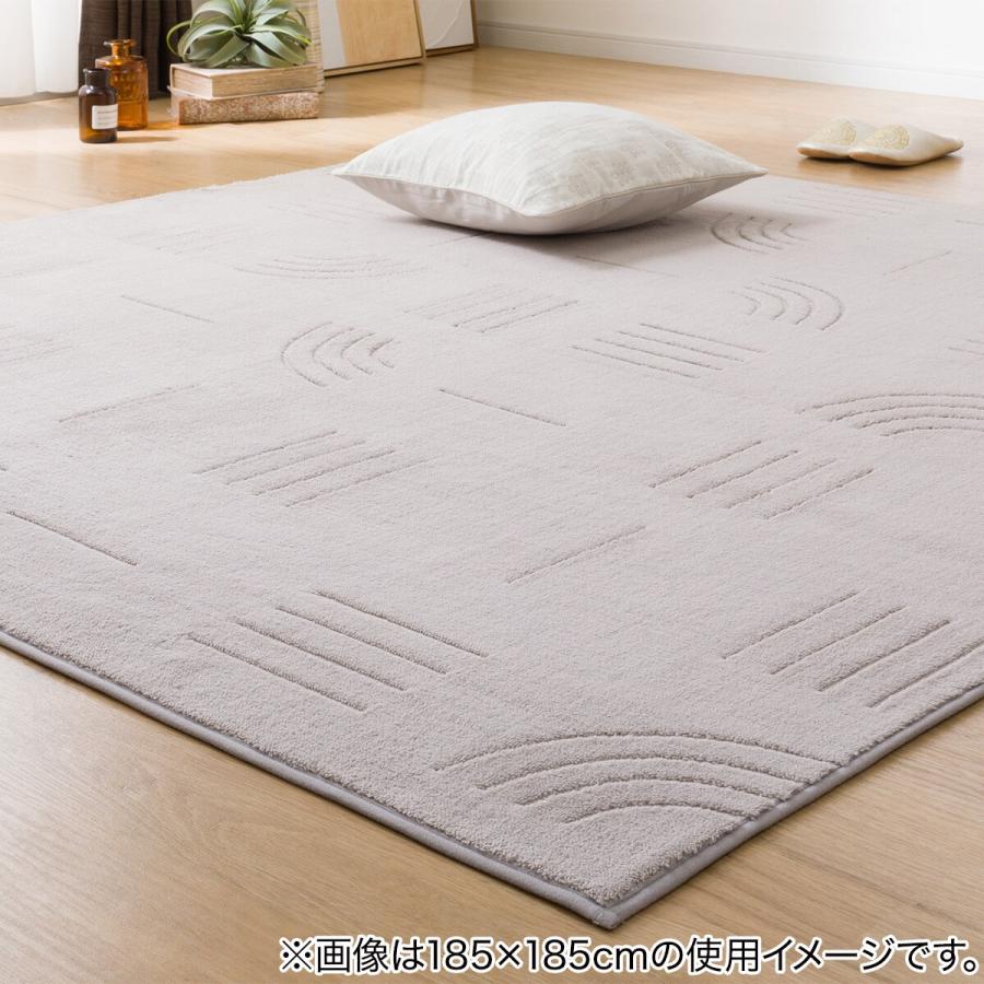 ニトリ（NITORI） ふわふわで柔らかな肌ざわりのラグ(130X185 MO FR01
