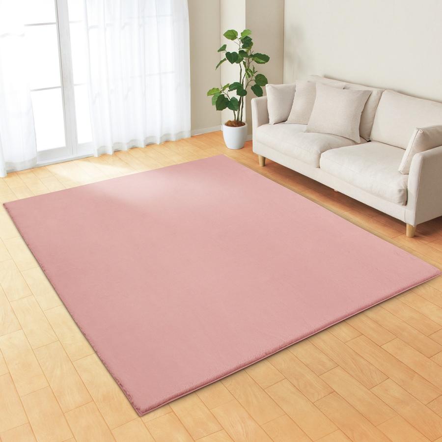 なめらかな手触りのラグ 手触りなめらかラグ (約)150×200cm グレー | ラグ・カーペット