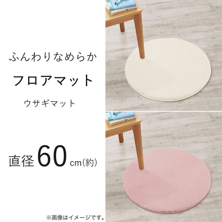 ニトリ（NITORI） ふんわり なめらか 上質な肌ざわりのマット(60R RO