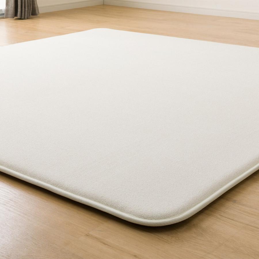 ニトリ 200×240 極厚マット カーペット ラグ Nウォーム ニトリ 極厚30mmウレタン入り防汚+防音ラグ(200X240 IV PL05) : ニトリ