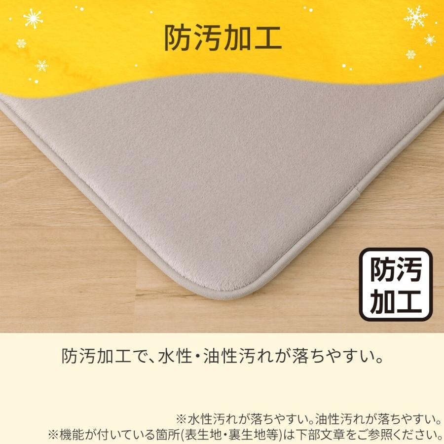 ニトリ（NITORI） 極厚30mmウレタン入り吸湿発熱+蓄熱+保湿+防音ラグ