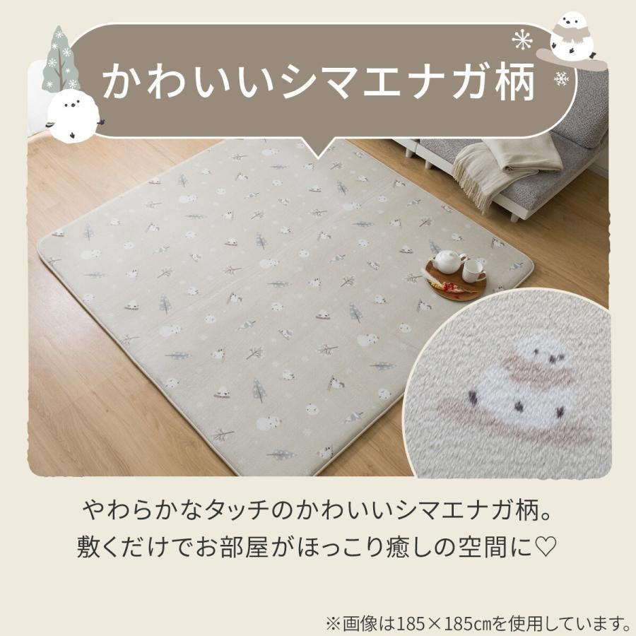 ニトリ（NITORI） 極厚30mmウレタン入り吸湿発熱+蓄熱+保湿+防音ラグ