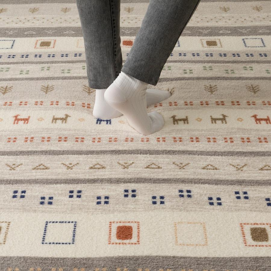 ニトリ（NITORI） 30mmウレタン入り 防汚加工+防ダニ加工+防音ラグ