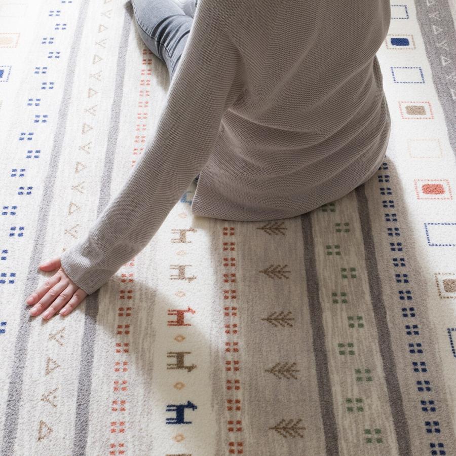 ニトリ（NITORI） 極厚30mmウレタン入り 防汚加工+防ダニ加工+防音ラグ