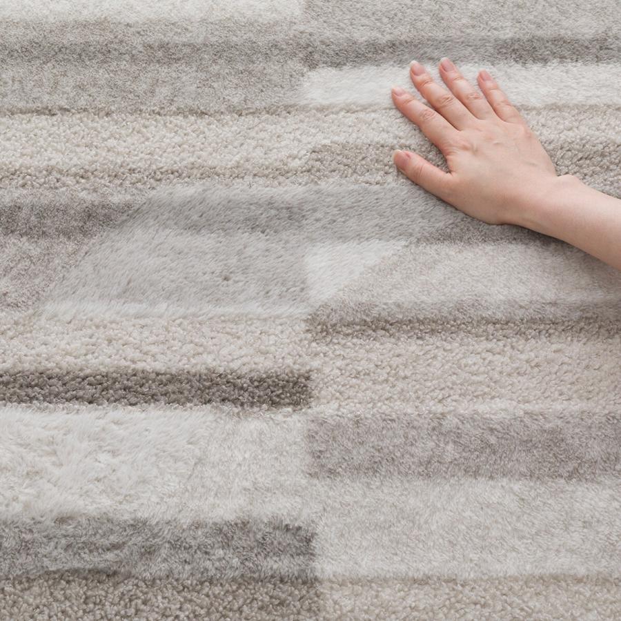 極厚30mmウレタン入り 防汚加工+防ダニ加工+防音ラグ(200X240 BR PL10) ニトリ | ニトリ | 06