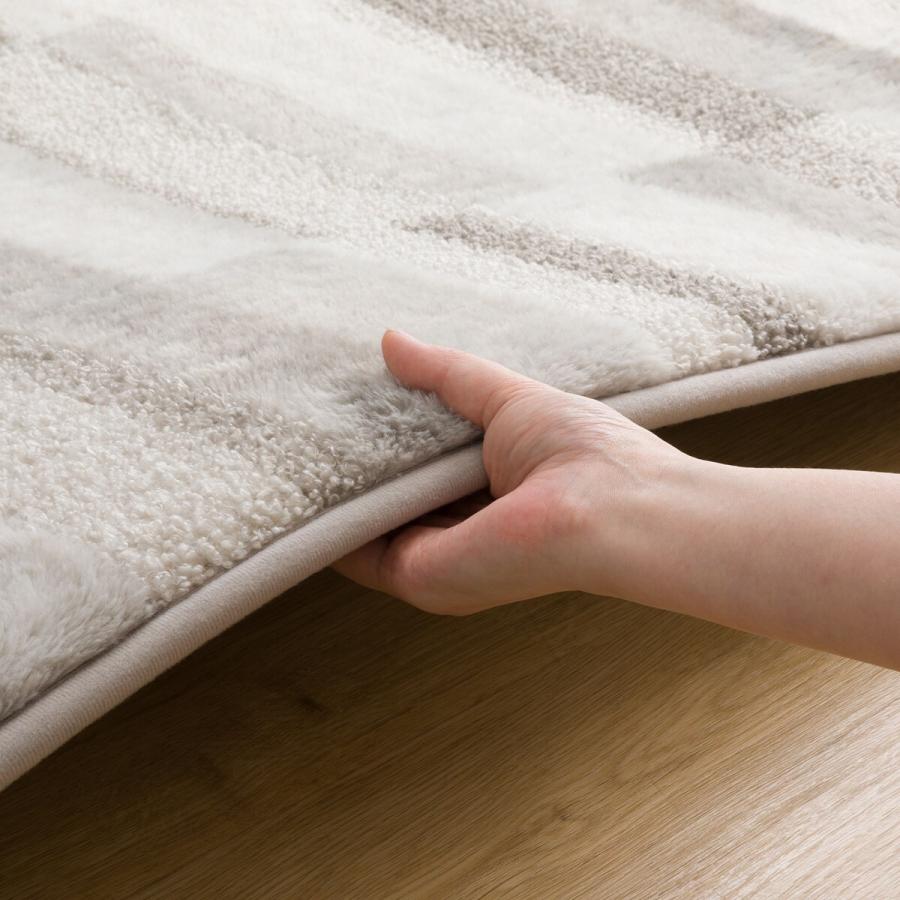 極厚30mmウレタン入り 防汚加工+防ダニ加工+防音ラグ(200X240 BR PL10) ニトリ | ニトリ | 08