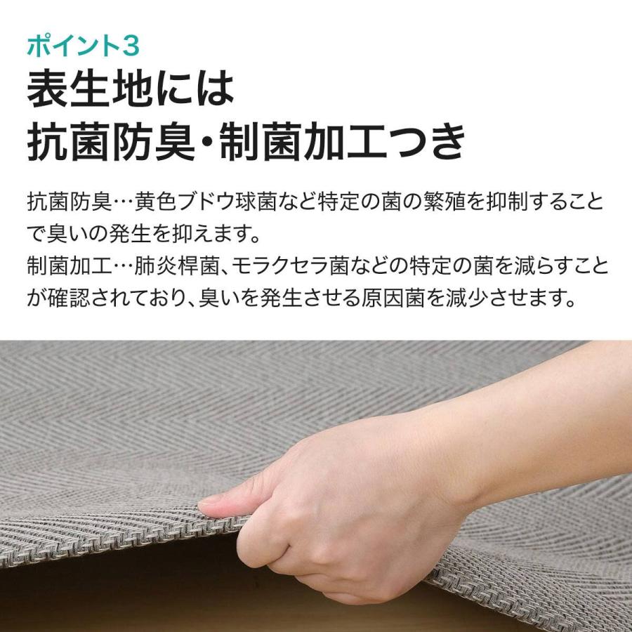 ニトリ（NITORI） ラグ ラグマット カーペット ウレタン入りジャカード