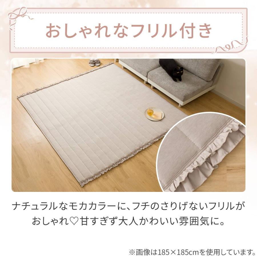 ニトリ（NITORI） ラグ ラグマット カーペット 洗える接触冷感ラグ N