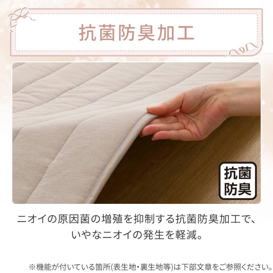 ニトリ（NITORI） ラグ ラグマット カーペット 洗える接触冷感ラグ N