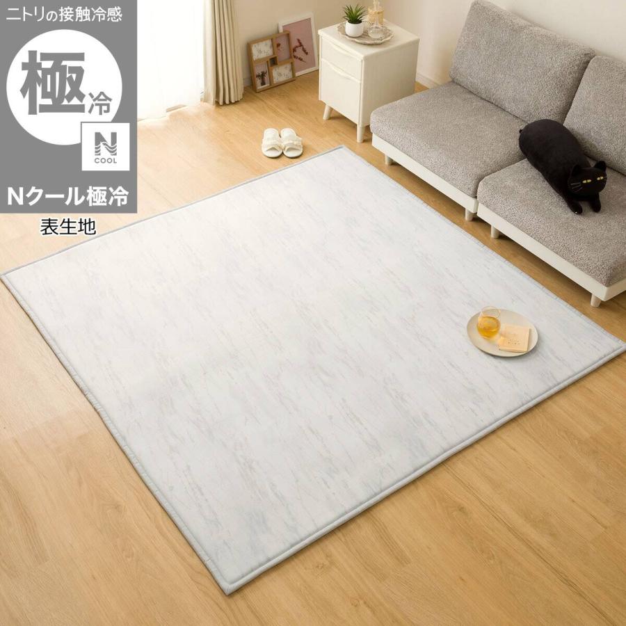 ニトリ（NITORI） ラグ ラグマット カーペット 15mm ウレタン入り N