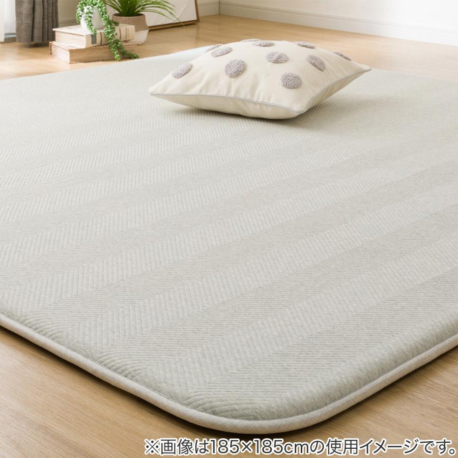 ニトリ（NITORI） 極厚30mmウレタン入り 綿入りボリュームラグ(200X240