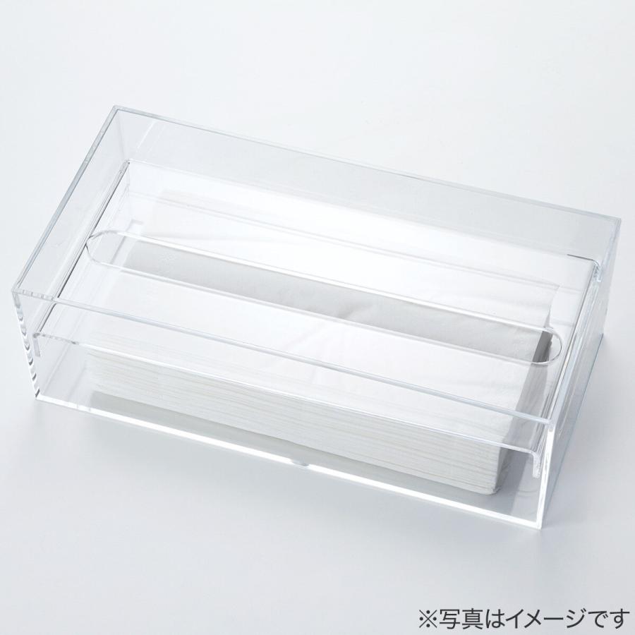ニトリ 蓋がずれにくいアクリルティッシュケース クリア (2512 ニトリ 蓋がずれにくいアクリルティッシュケース クリア (2512