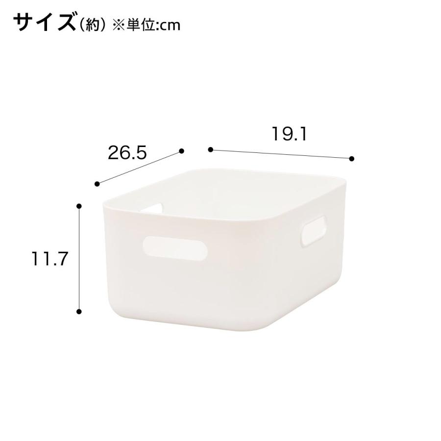 ニトリ（NITORI） 収納ケース ソフトNインボックス V クォーター