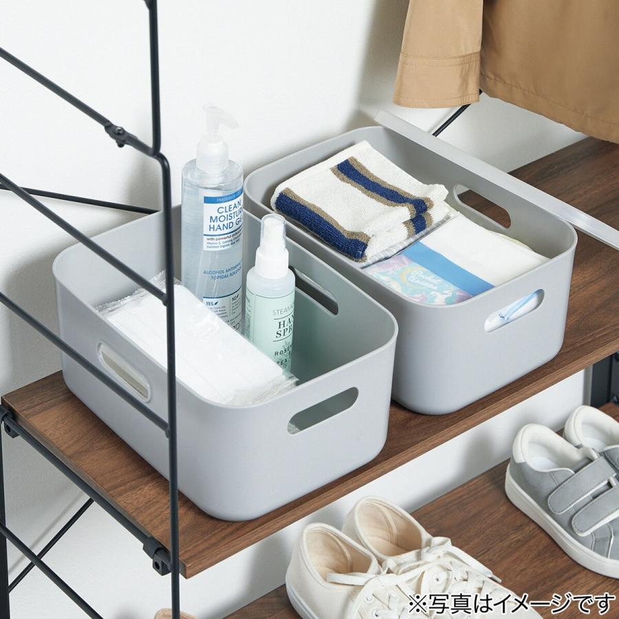 ニトリ（NITORI） 収納ケース ソフトNインボックス クォーター ライト
