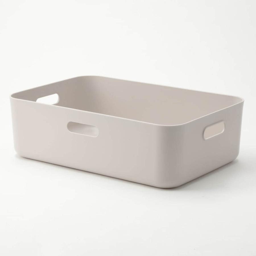 ニトリ（NITORI） 収納ケース ソフトNインボックス よこ型ハーフ モカ