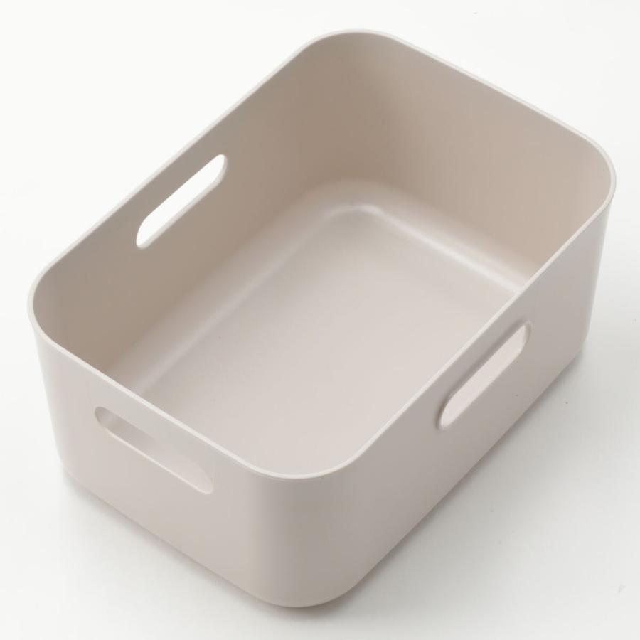 ニトリ（NITORI） 収納ケース ソフトNインボックス クォーター モカ