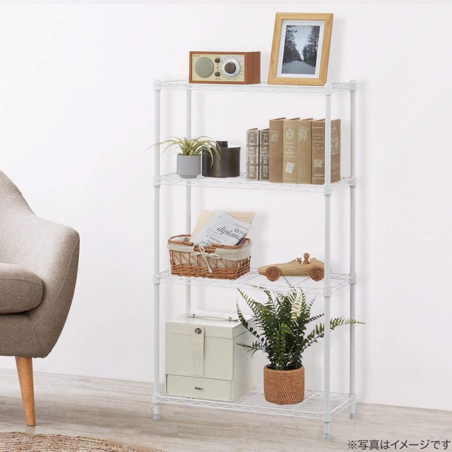 ニトリ（NITORI） スチールラック(FW19-4 65120 幅65cm 3段 ホワイト