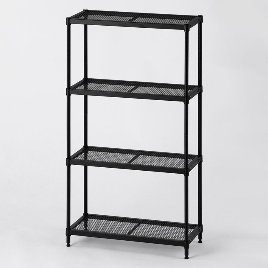 ニトリ (幅65cm) 連結可能なスチールラック (STメッシュ) 3段